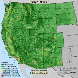 Metric Map (rdlen), Natural Breaks