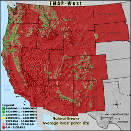 Metric Map (favgsize), Natural Breaks