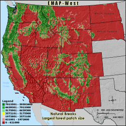 Metric Map (flargest), Natural Breaks