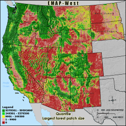 Metric Map (flargest), Quantile