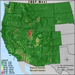 Metric Map (pbar), Natural Breaks