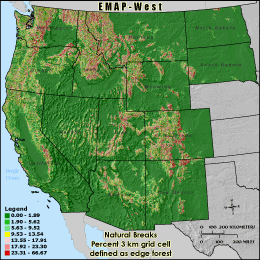 Metric Map (pfedge9), Natural Breaks