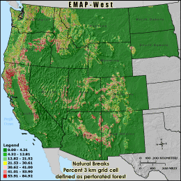 Metric Map (pfperf9), Natural Breaks