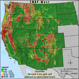 Metric Map (pfperf9), Quantile