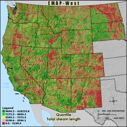 Metric Map (strmlen), Quantile