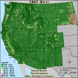 Metric Map (ragp30), Natural Breaks