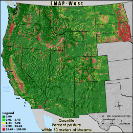 Metric Map (ragp30), Quantile