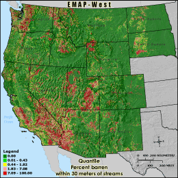 Metric Map (rbar30), Quantile