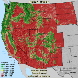 Metric Map (rfor0), Natural Breaks