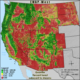 Metric Map (rfor0), Quantile