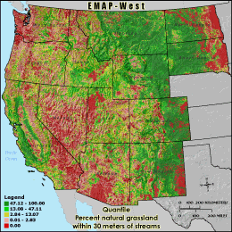 Metric Map (rng30), Quantile