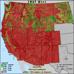 Metric Map (rwetl120), Quantile