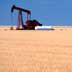 Oil Pump in Wheat Stubble