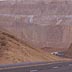 Phelps Dodge copper mine overburden from road just S. of Clifton, AZ