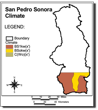 Image of San Pedro Sonora Climate Zones