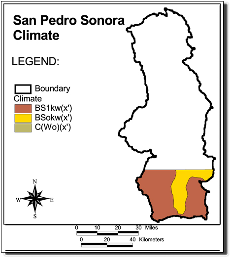 Large Image of San Pedro Sonora Climate