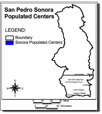 Image of San Pedro Sonora Populated Centers