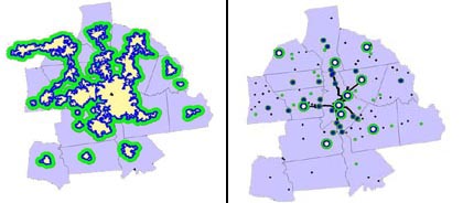 Compact and Medium Density growth scenarios