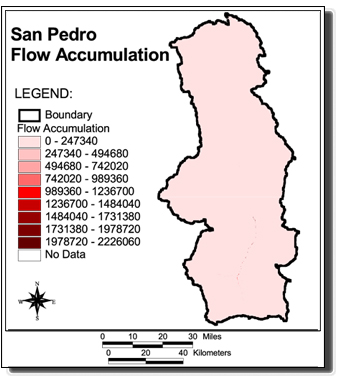Image of San Pedro Flow Accumulation