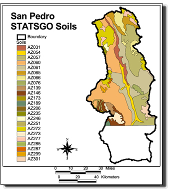 Image of San Pedro STATSGO Soils