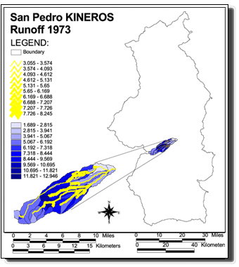 Image of San Pedro KINEROS runoff 1973
