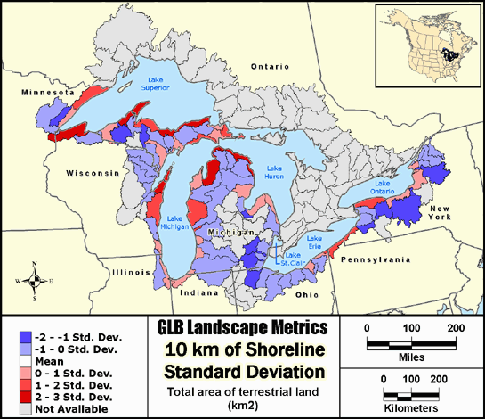 Metric Map landarea