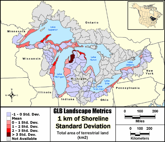 Metric Map landarea