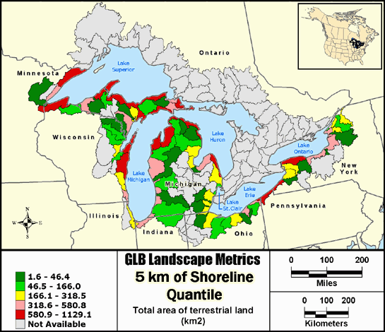Metric Map landarea