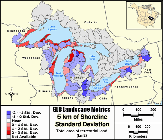 Metric Map landarea