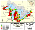 Metric Map United States landarea