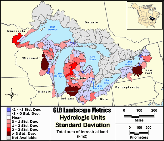 Metric Map landarea