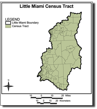Image of Little Miami Census Tract, link to larger image