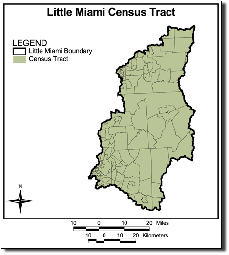 Link to Little Miami Census Tracts, metadata, data download
