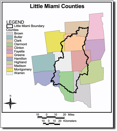 link to small image of Little Miami Study Area counties