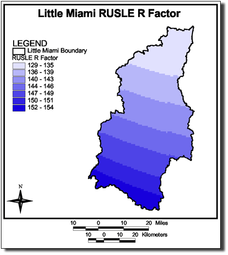 Image of Little Miami RUSLE R Factor, link to metadata, download data