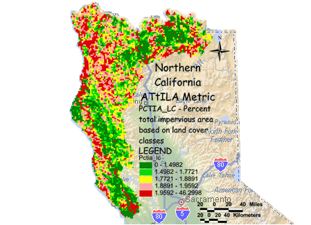 Image of Northern California Impervious Area/Land Class