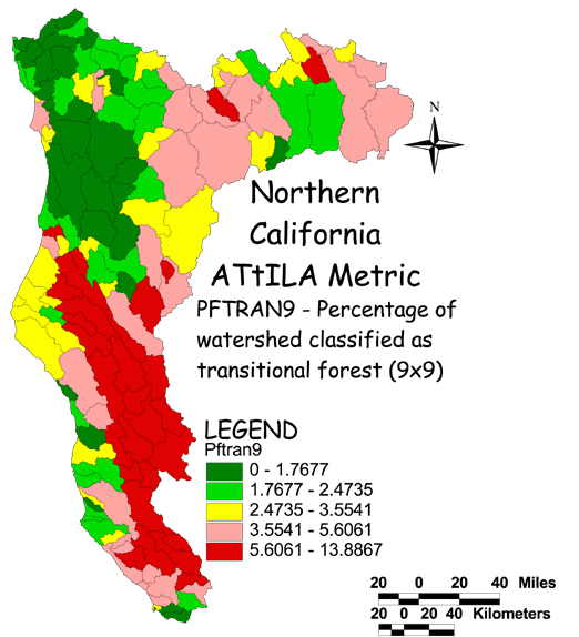 Large Image of Northern California Watershed/Transitional Forest