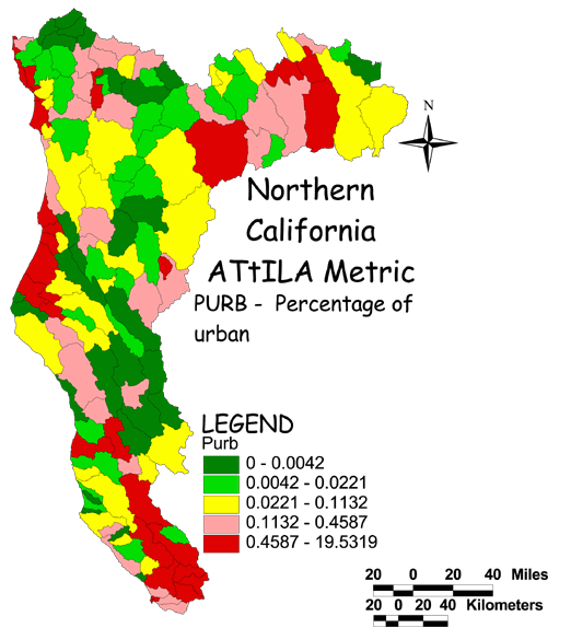 Large Image of Northern California Urban