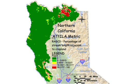 Image of Northern California Cropland/Stream Corridor