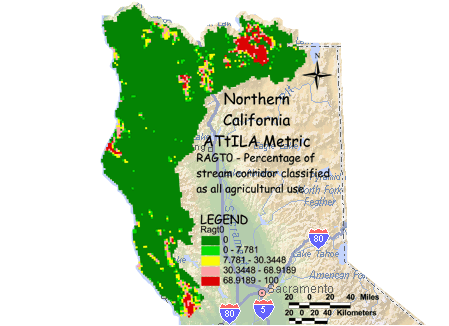 Image of Northern California Agriculture/Stream Corridor