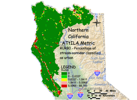 Image of Northern California Urban/Stream Corridor