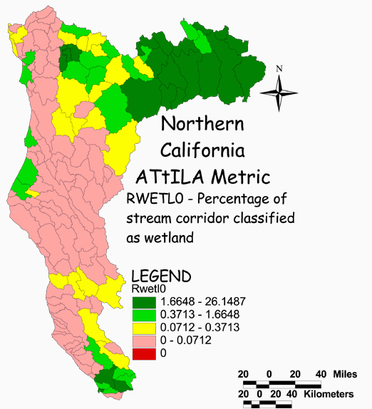 Large Image of Northern California Stream Corridor/Wetland