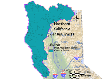 Image of Northern California Census Tract