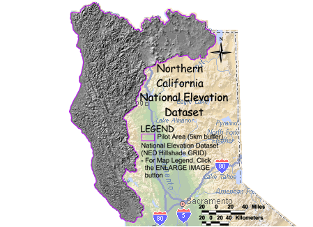 Image of Northern California National Elevation