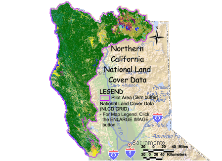 Image of Northern California National Land Cover Data