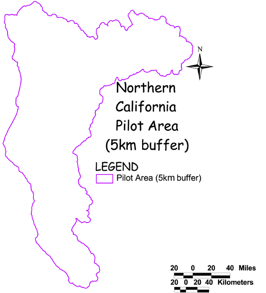 Large Image of Northern California Pilot Area