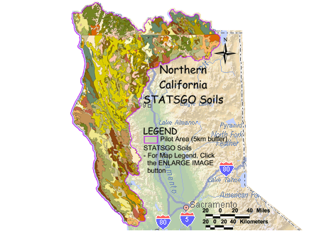 Image of Northern California STATSGO Soils