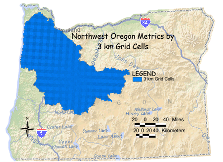 Image of Northwest Oregon 3K Grid