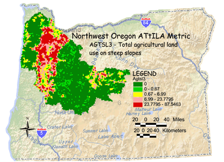 Image of Northwest Oregon Agricultural Use/Steep Slopes