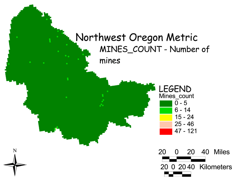 Large Image of Northwest Oregon Mines